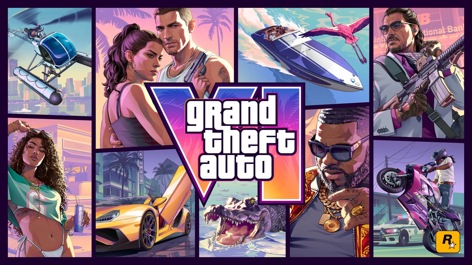 Official Grand Theft Auto VI cover art