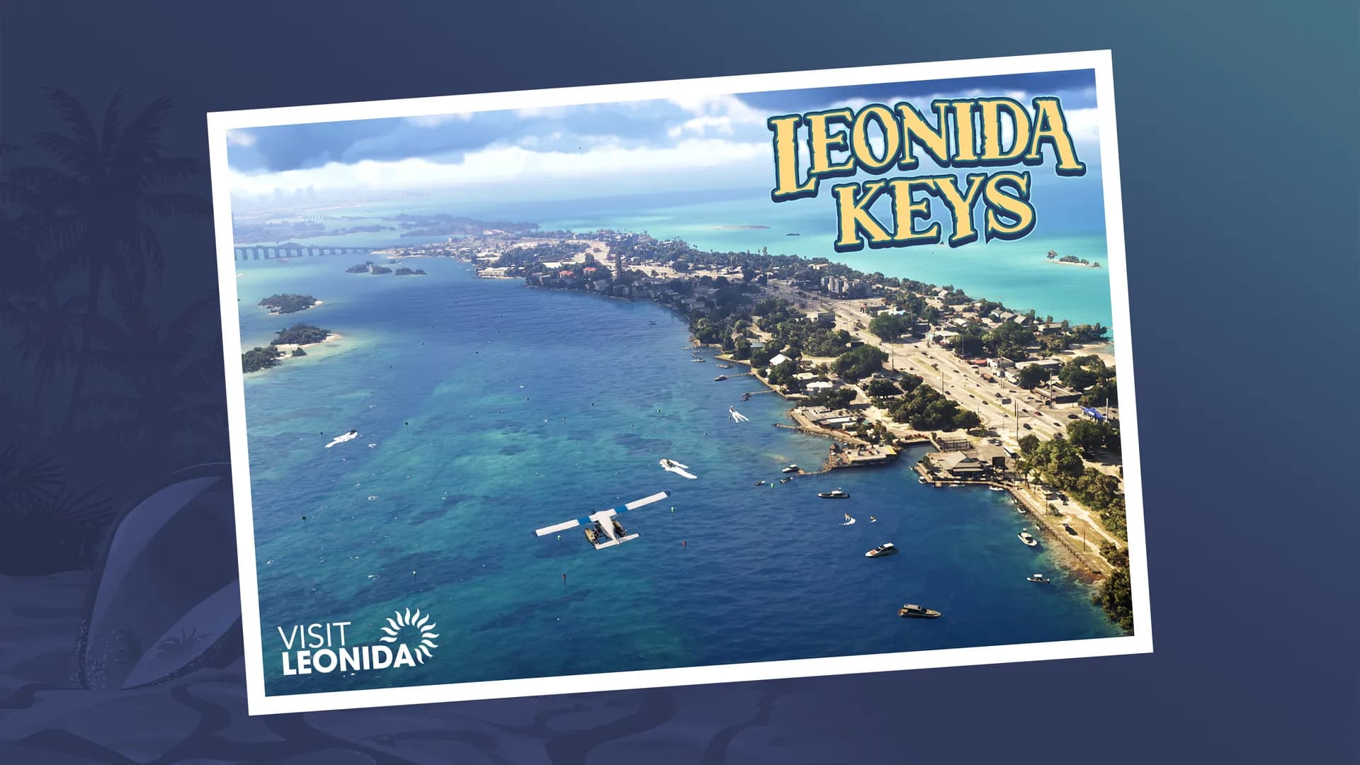 Official Leonida Keys postcard from the GTA 6 press material
